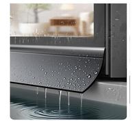 Parapioggia - Barriera Impermeabile per Porte e finestre, previene Il riflusso e Le infiltrazioni d'Acqua piovana, Guarnizione Resistente per finestre scorrevoli e a Battente