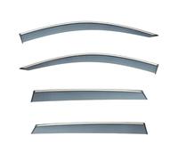 Parapioggia compatibili con AUDI Q7 MK2 4M 2016-2022 Deflettori antivento for finestrini Visiere Parasole(PC Plating)