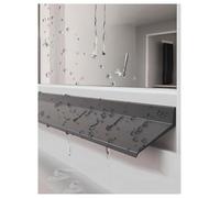 Parapioggia Flessibile per Porte, gocciolatoio in Gomma autoadesiva per Porte e finestre, deflettore Antipioggia, Guarnizione perimetrale Antipioggia, deflettore d'Acqua, deviatore per piogg