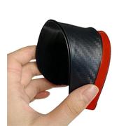 Parapioggia for specchio in fibra di carbonio 2/4 pezzi | Supporto con retro adesivo, finitura resistente ai raggi UV, uso su auto/camion/SUV