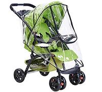 Parapioggia Passeggino - WENTS Senza PVC Montaggio Facile Parapioggia Universale Transparente Comfort per Passeggino 55 x 80cm