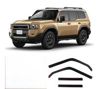 Parapioggia per Finestrini Auto per Toyota Prado FJ250 MK5-J250 2024+ Window Rain Shield 4PCS Embedded, Deflettori Parapioggia e Antivento per Finestrini Accessori Auto