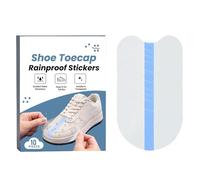 Parapioggia per scarpe, pellicola impermeabile per le dita, adesivi per le dita delle scarpe da ginnastica con struttura stabile, 12 x 9 cm, accessori per attività all'aperto per bambini, adolescenti