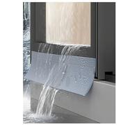 Parapioggia, Striscia Impermeabile autoadesiva - Deflettore Antipioggia Universale in Gomma Rinforzata per Porte, finestre, Auto e Camion - 100 cm Grigio, 9 cm - Guarnizione Resistente per l