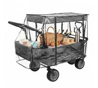 Parapioggia universale, 115 x 52 x 78 cm, copertura antipioggia trasparente, copertura antipioggia per telone pieghevole, carrello da campeggio, carrello a mano, universale per bambini