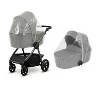 Parapioggia universale per navicella e sistema da viaggio 2 in 1, in PVC trasparente, impermeabile, protezione per tutte le stagioni, adatto alla maggior parte delle culle, passeggini e carrozzine