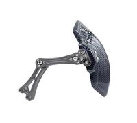 parapolvere forcella Parafango paraspruzzi parafango in lega di alluminio CNC per moto(Titanium Color)