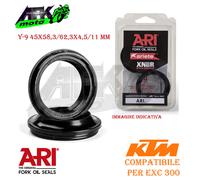 Parapolvere Forcella Y-9 45x58,3/62,3x4,5/11 mm per BMW F 800 GS 2007-2008-2009