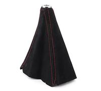 Parapolvere leva cambio, copri cuffia cambio nero per auto(A (linea rossa))