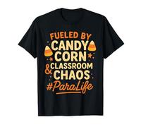 Paraprofessional Halloween Para Carino Candy Corn Classroom Maglietta
