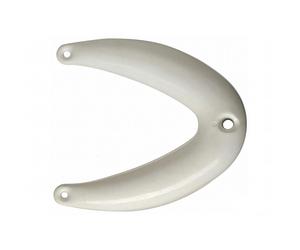 Paraprua Majoni Classico 55 x 53 cm Bianco - Protezione Prua a U con 3 Fori
