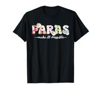 Paras Make It Possibile Paraprofessional Paraeducator Insegnante Maglietta