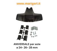 PARASASSI universale decespugliatore asta 24 26 28 mm protezione gambe lama filo