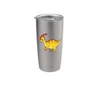 Parasaurolophus Kawaii Bicchiere termico in acciaio inox doppia parete