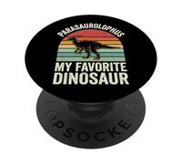 Parasaurolophus My Favorite Dinosaur PopSockets PopGrip Adesivo