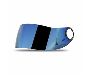 Paraschermo Helmet Visor Cromato Blu Per Caschi Steelbird SBH-17