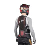 Paraschiena Alpinestars Nucleon KR-1 Celli Trasparente-Rosso-Nero Uomo S