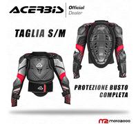 PARASCHIENA PARASPALLE PROTEZIONE TORACE SCUDO 2.0 KID JUNIOR OMOLOGATA ACERBIS