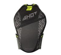 Paraschiena Shot Attack nero-giallo fluo M/XL