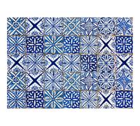 Paraschizzi cucina adesivo Blue Azulejos 47x65 cm Multicolore