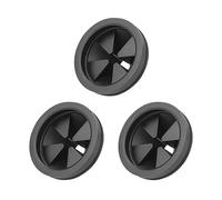 Paraschizzi For Lavello, Paraspruzzi For Tritarifiuti, Collare Di Protezione Antispruzzo For Tritarifiuti Alimentari, Copertura Silenziosa Di Ricambio(Black 3Pack)