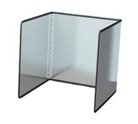 Paraschizzi in acciaio inox per padelle da parete