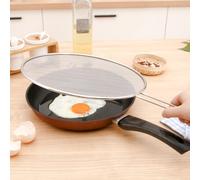 Paraschizzi in Acciaio Inox per Padelle, Design Facile Da Pulire