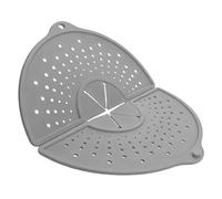Paraschizzi in silicone - Coperchio pieghevole resistente al calore, rotabile, paraspruzzi | Pentola per cottura a vapore per cottura a vapore cucina cucina casa copertura di sicurezza anti spruzzi