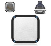 Paraschizzi Magnetico in Acciaio Inossidabile, Accessori Friggitrice ad Aria con Anello Esterno in Silicone, Rete Fina, Resistente e Facile da Pulire, Compatibile con Airfryer Ninja Crispi FN101