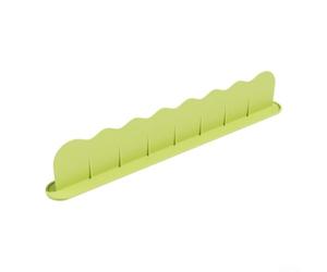 Paraschizzi per lavello da appoggio in silicone resistente al calore, adatto per la sanificazione dopo l'uso in lavastoviglie (verde)