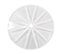 Paraschizzi per miscelatore, utensile da cucina, scivolo versatore da 14 cm, protezione anti-fuoriuscite per accessori a 6 fili, accessorio indispensabile per ristoranti, hotel e appartamenti