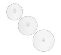 Paraschizzi per padelle Coperchi antispruzzo 3 pz. Argento Rete per frittura