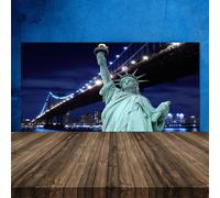 Paraschizzi Retrofornelli Cucina 120x60 Ponte Statua della Libertà New York