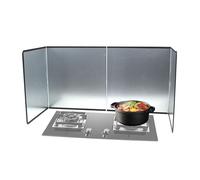 Paraschizzi - Schermi antischizzi in acciaio a maglia fine, schermo antigrasso, pieghevole, isolamento termico, per piatti, stufe, friggitrici, padelle, cucina, parete, protezione alimentare