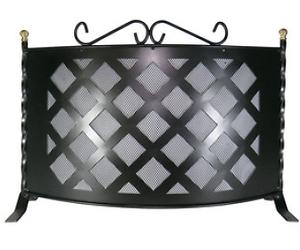 PARASCINTILLE BOX fisso in acciaio cm. 70x55 per camino