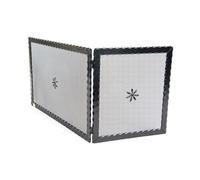 Parascintille camino caminetto in ferro battuto ad ANGOLO MISURE 60 x 40 cm alte