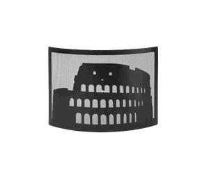 PARASCINTILLE COLOSSEO per camino caminetto paraschizzi parafuoco 70X48