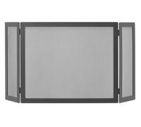 Parascintille con Antine 100x50 cm per Camino a Legna in Ferro Belfer 3009 Antracite