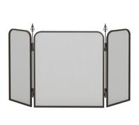 Parascintille con Antine 96x1,3x56 cm in Metallo Nero