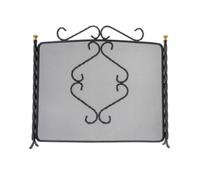 PARASCINTILLE CURVO CAMINO CON POMELLI IN OTTONE