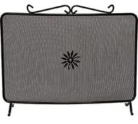 Parascintille ferro battuto curvo 60x45h cm