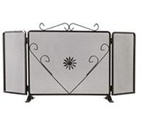 PARASCINTILLE FERRO BATTUTO"DECORO FIORE" 3ANTE 110X60CM (682.C) D