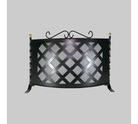 PARASCINTILLE FISSO CURVO EXTRA cm 70x55h Accessori Camino