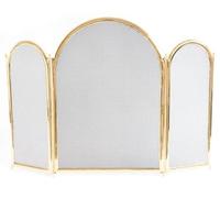 PARASCINTILLE IN OTTONE 101x72 'FAIRY AMERICA' CON DUE PANNELLI LATERALI