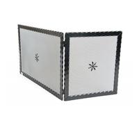 Parascintille paraschizzi camino caminetto in ferro battuto ad ANGOLO 70 CM