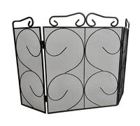 Parascintille parascintille design a scorrimento 3 pannelli camino pesante ca...