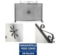 parascintille per camino da caminetto in ferro battuto parafiamma parafuoco