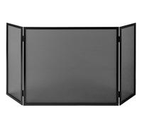 Parascintille per Camino in Ferro Verniciato 20+60+20 H50 Grigio Martellato