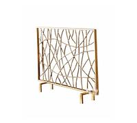 Parascintille Per Camino Schermo da camino in stile europeo Soggiorno Camino Camino antincendio Fire in ferro battuto Spark Schermo Partition Partition Cover Golden Griglie Decorative Antiscintille