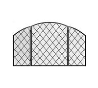 Parascintille per Camino Schermo divisorio for camino 3 pannelli Copertura antincendio pieghevole for vuoto for la casa Decorazione Recinzione a pavimento Porte per Camino